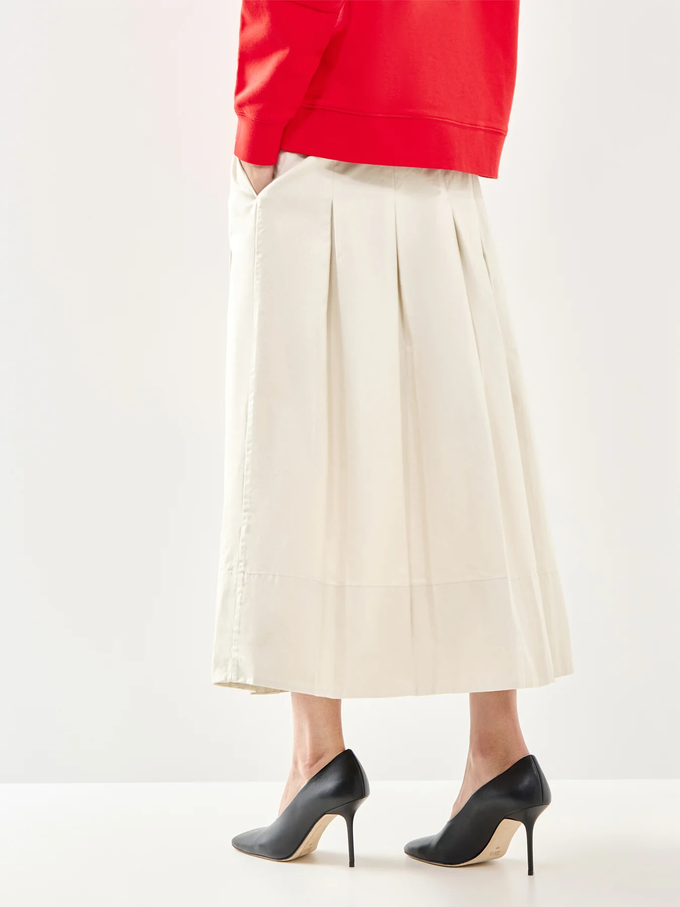Kirby Midi Skirt Cream - Image 5