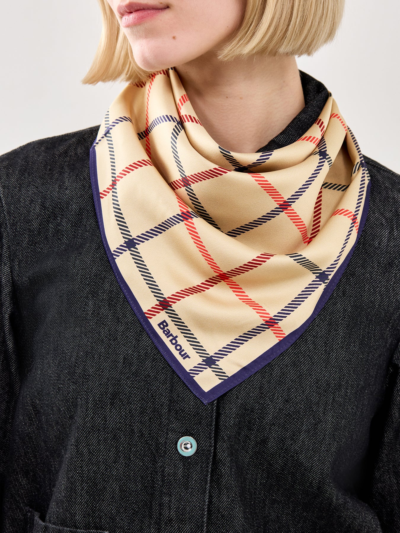 Mackworth Head and Neck Scarf Beige - Image 2