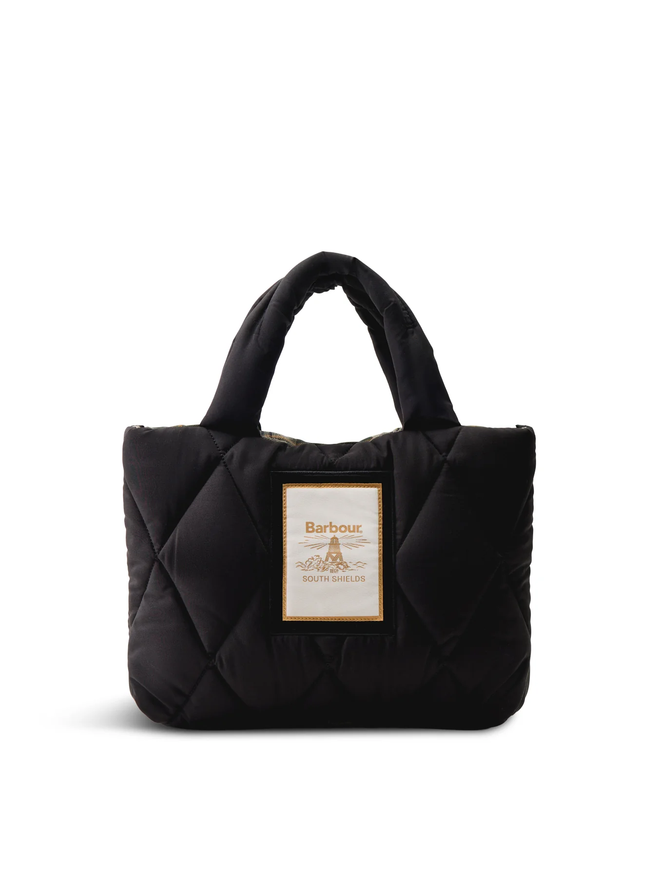 Barbour Mariah Mini Quilted Tote Bag Black