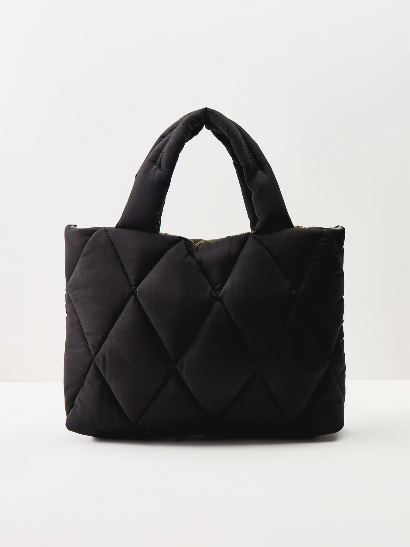 Barbour Mariah Mini Quilted Tote Bag Black - Image 3