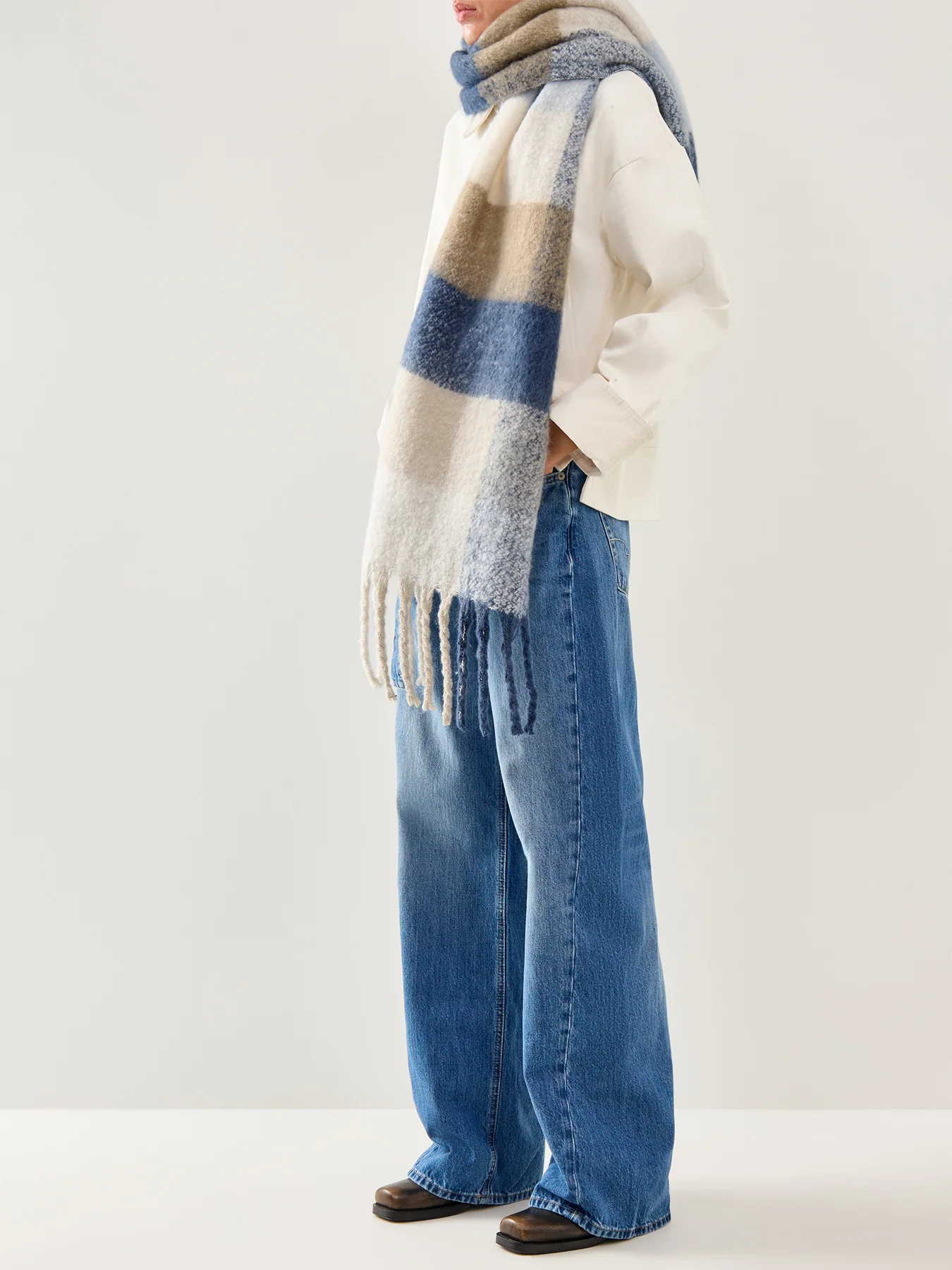 Marie Scarf Blue - Image 2