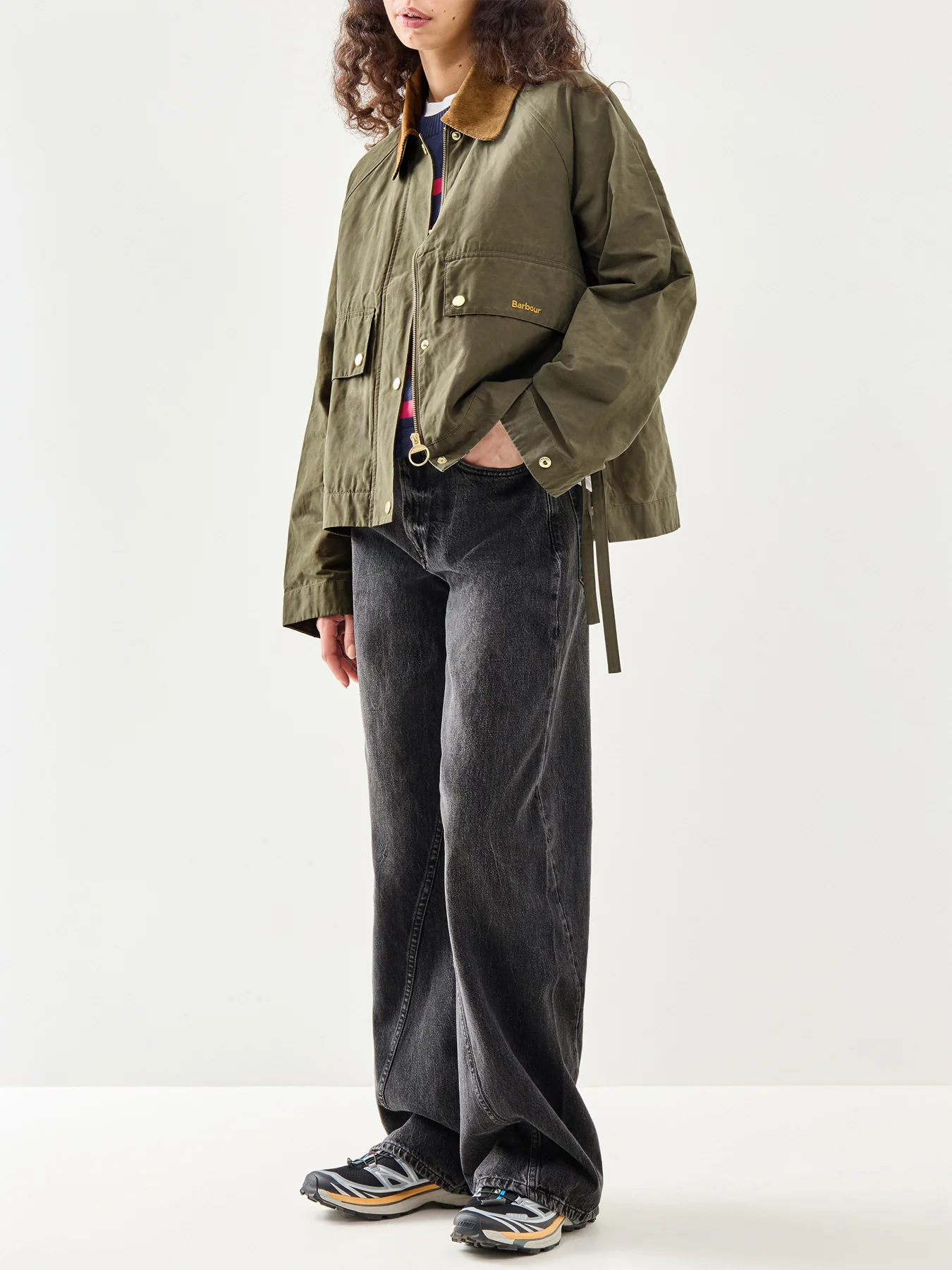 Medland Showerproof Jacket Green - Image 2