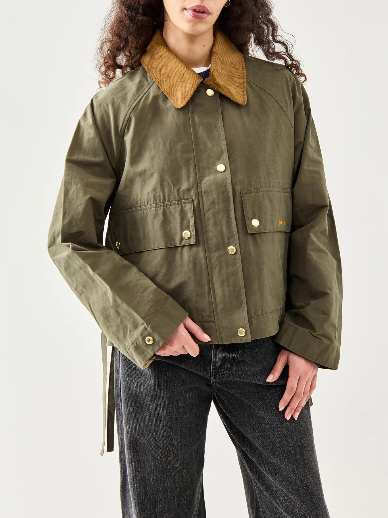 Medland Showerproof Jacket Green - Image 4