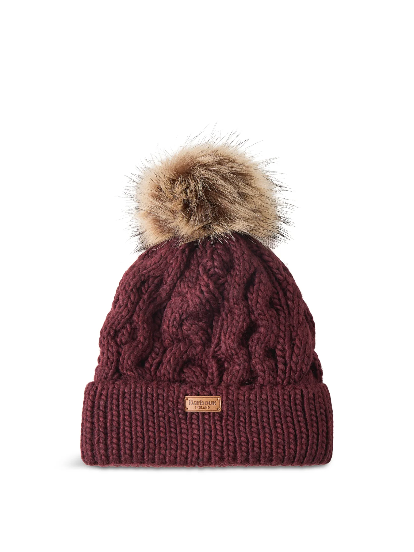 Penshaw Beanie Hat Bordeaux