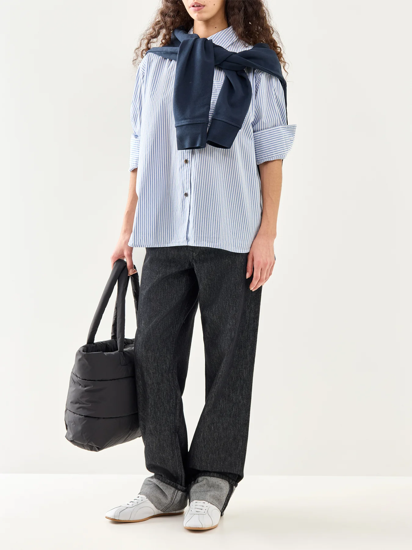 Polly Striped Shirt Chambray Stripe - Image 2
