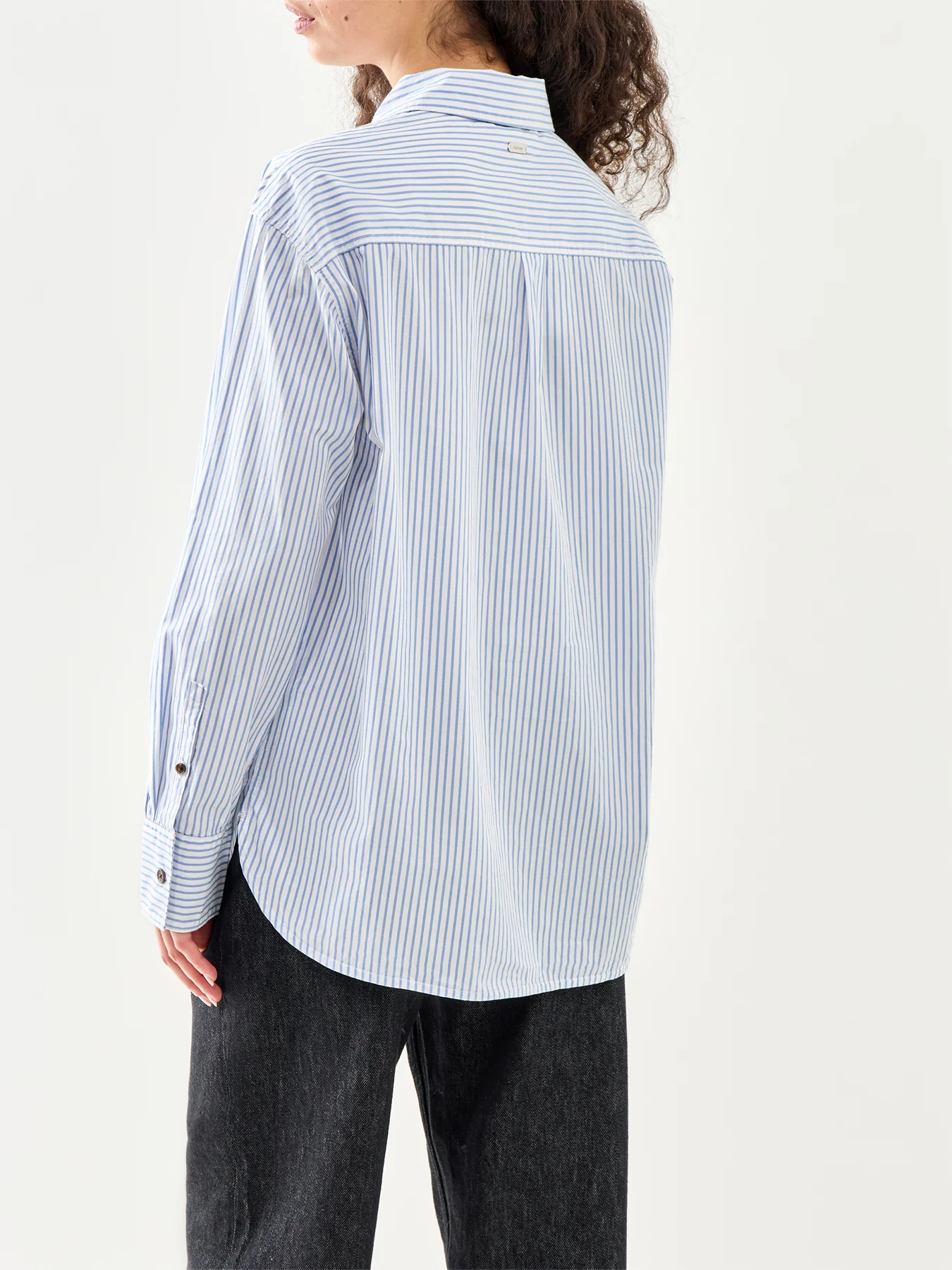 Polly Striped Shirt Chambray Stripe - Image 5