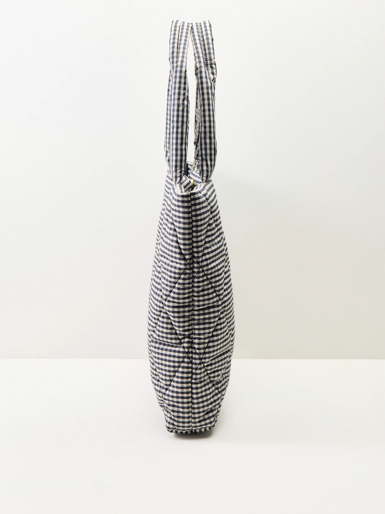 Riah Quilted Tote Bag Gingham - Image 4