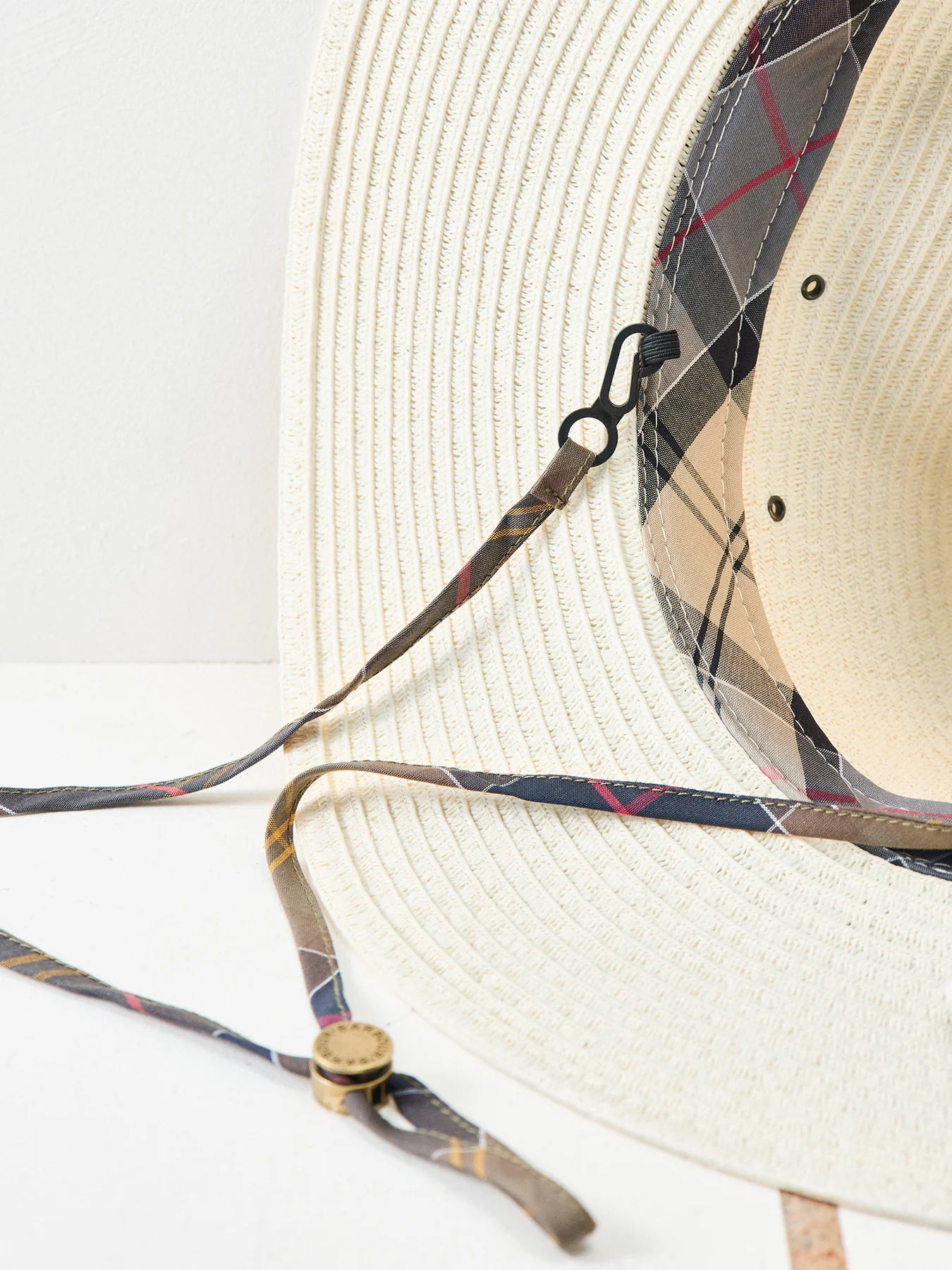 Selena Cotton Bucket Hat White - Image 3