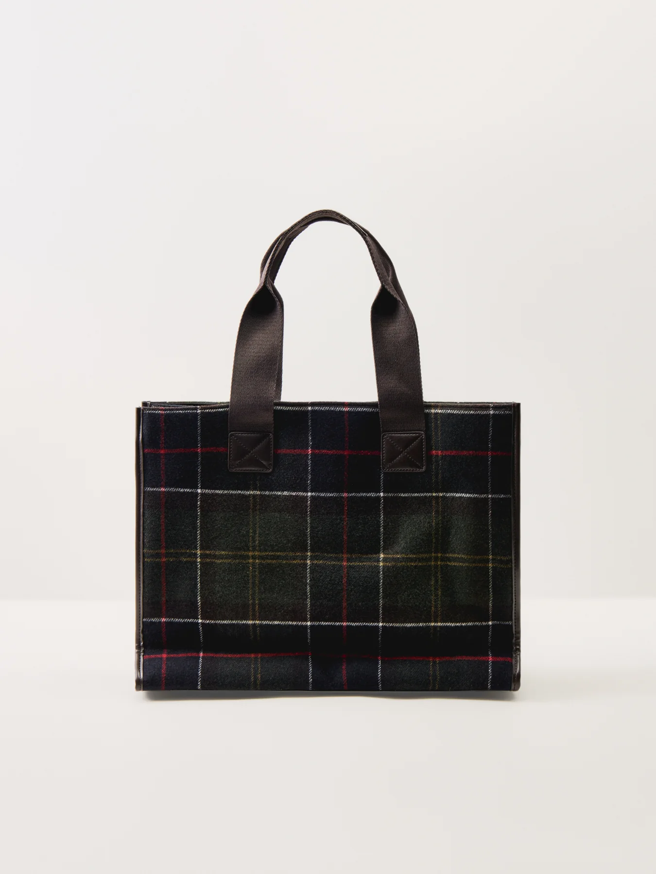 Turnberry Tartan Canvas Tote Bag Multi - Image 3