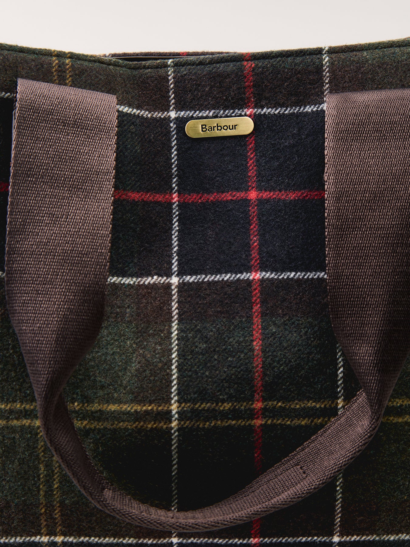 Turnberry Tartan Canvas Tote Bag Multi - Image 5