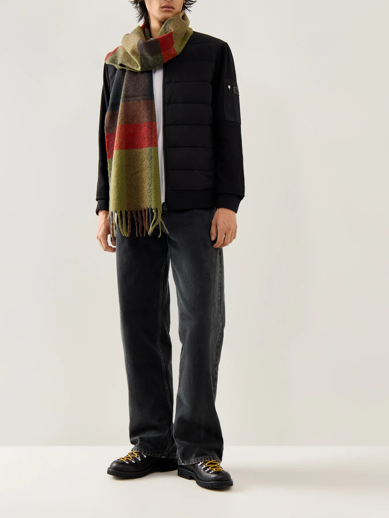 Westerdale Scarf Olive - Image 2