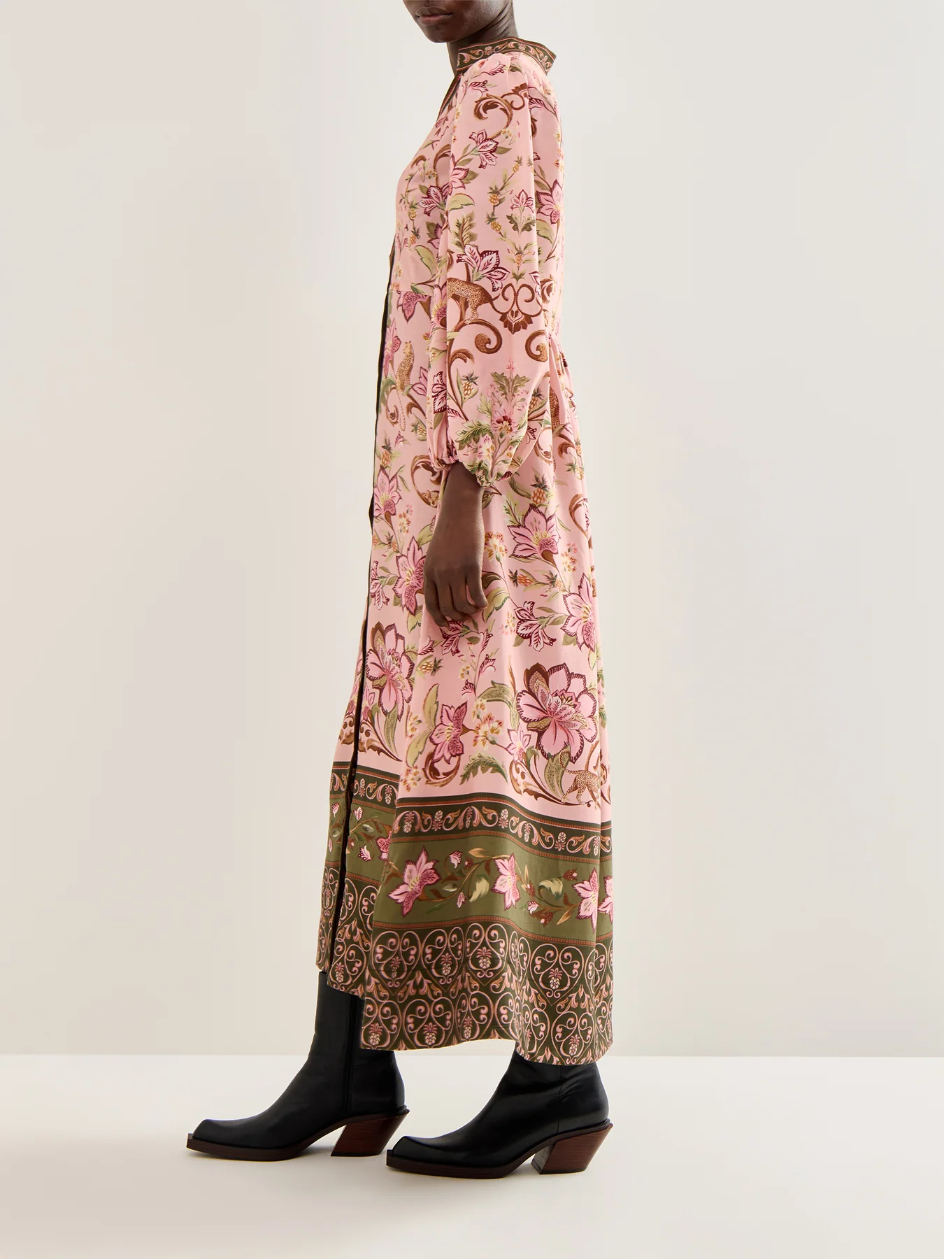 Alice Maxi Dress Tropical Print - Image 4
