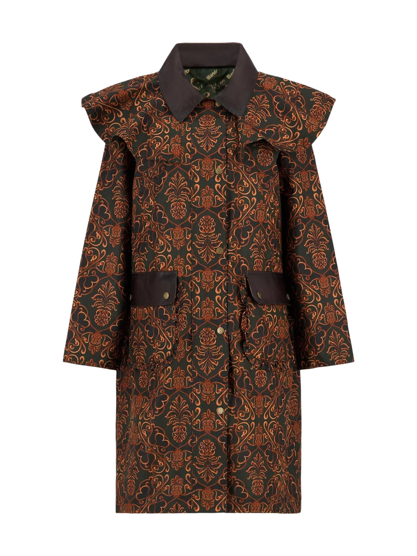 Womens Barbour X Farm Rio Luana Wax Jacket