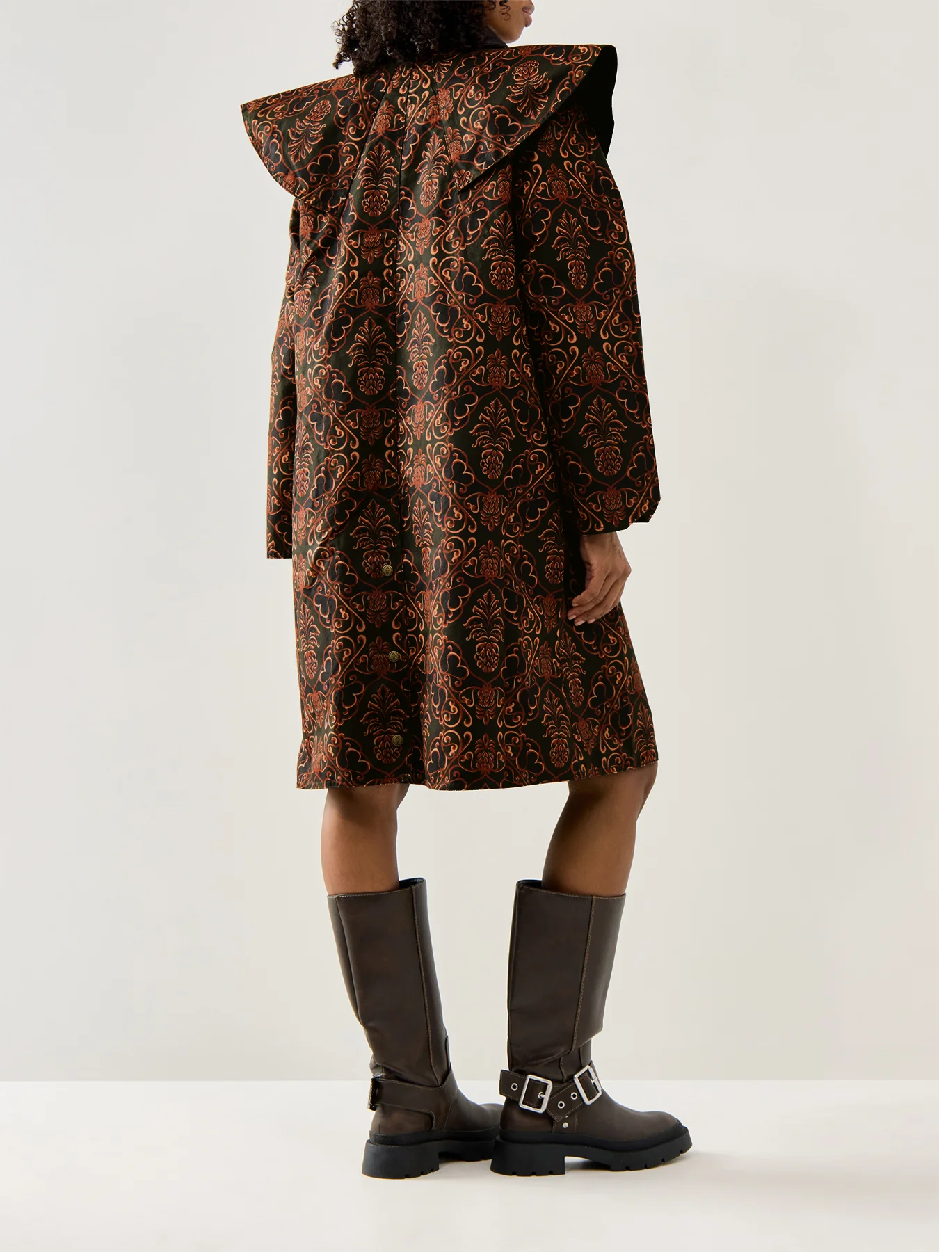 Womens Barbour X Farm Rio Luana Wax Jacket - Image 5