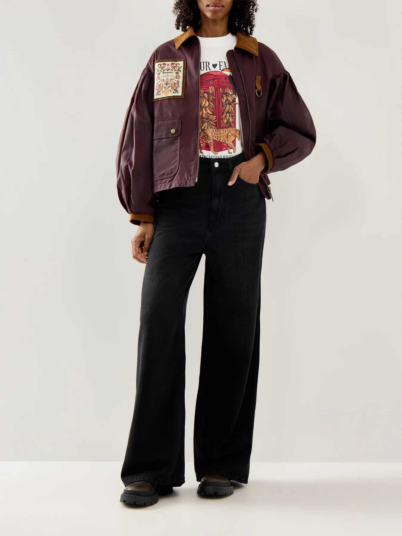 Barbour X Farm Rio Maria Clara T-Shirt - Image 2