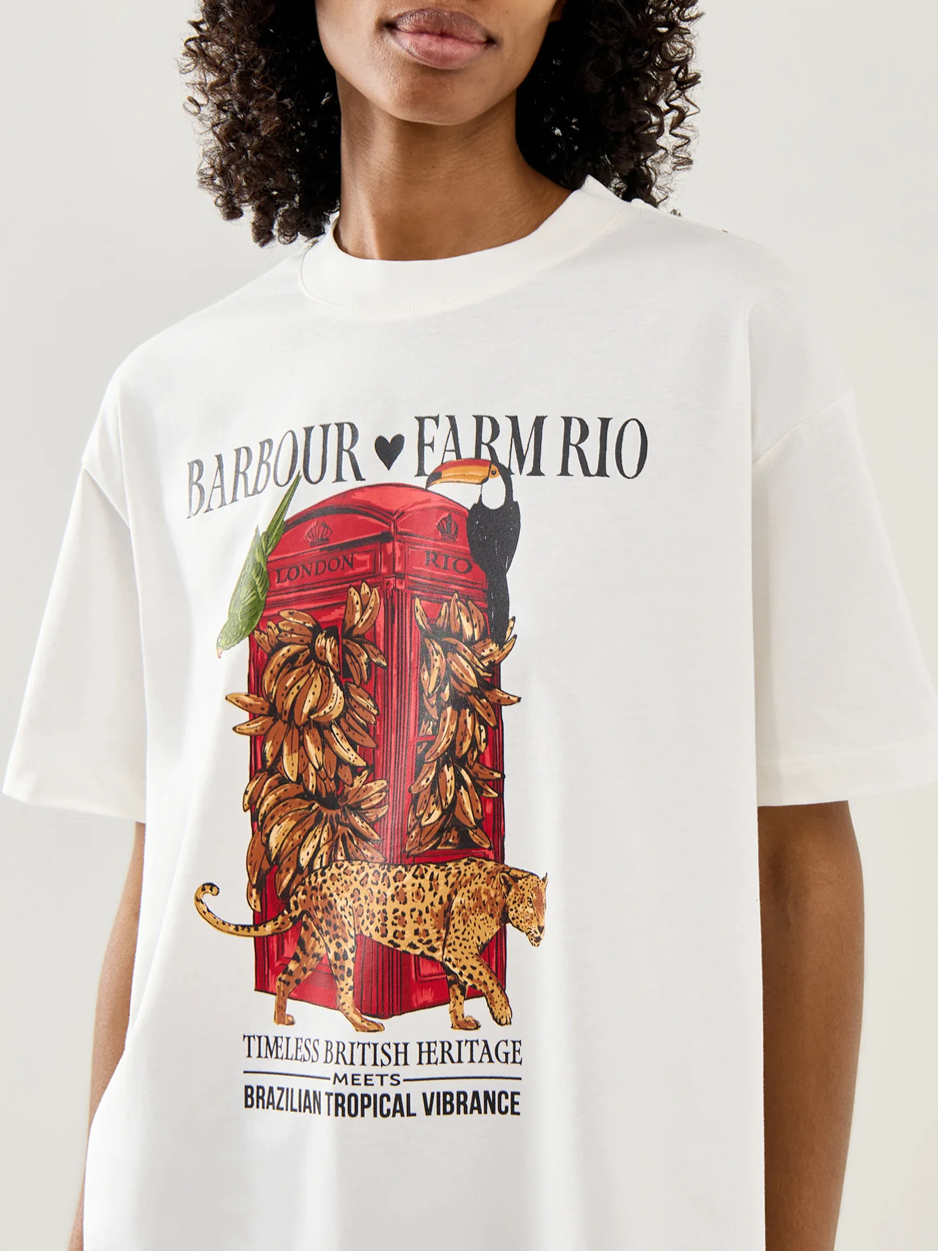 Barbour X Farm Rio Maria Clara T-Shirt - Image 3