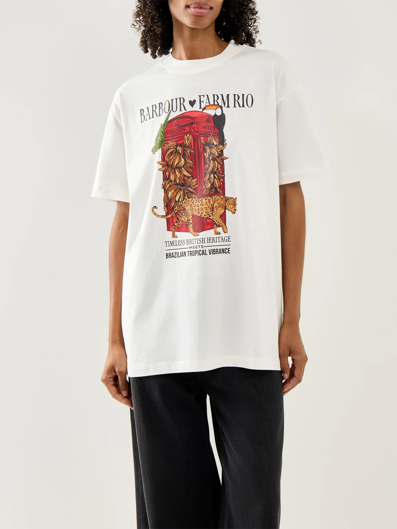 Barbour X Farm Rio Maria Clara T-Shirt - Image 4