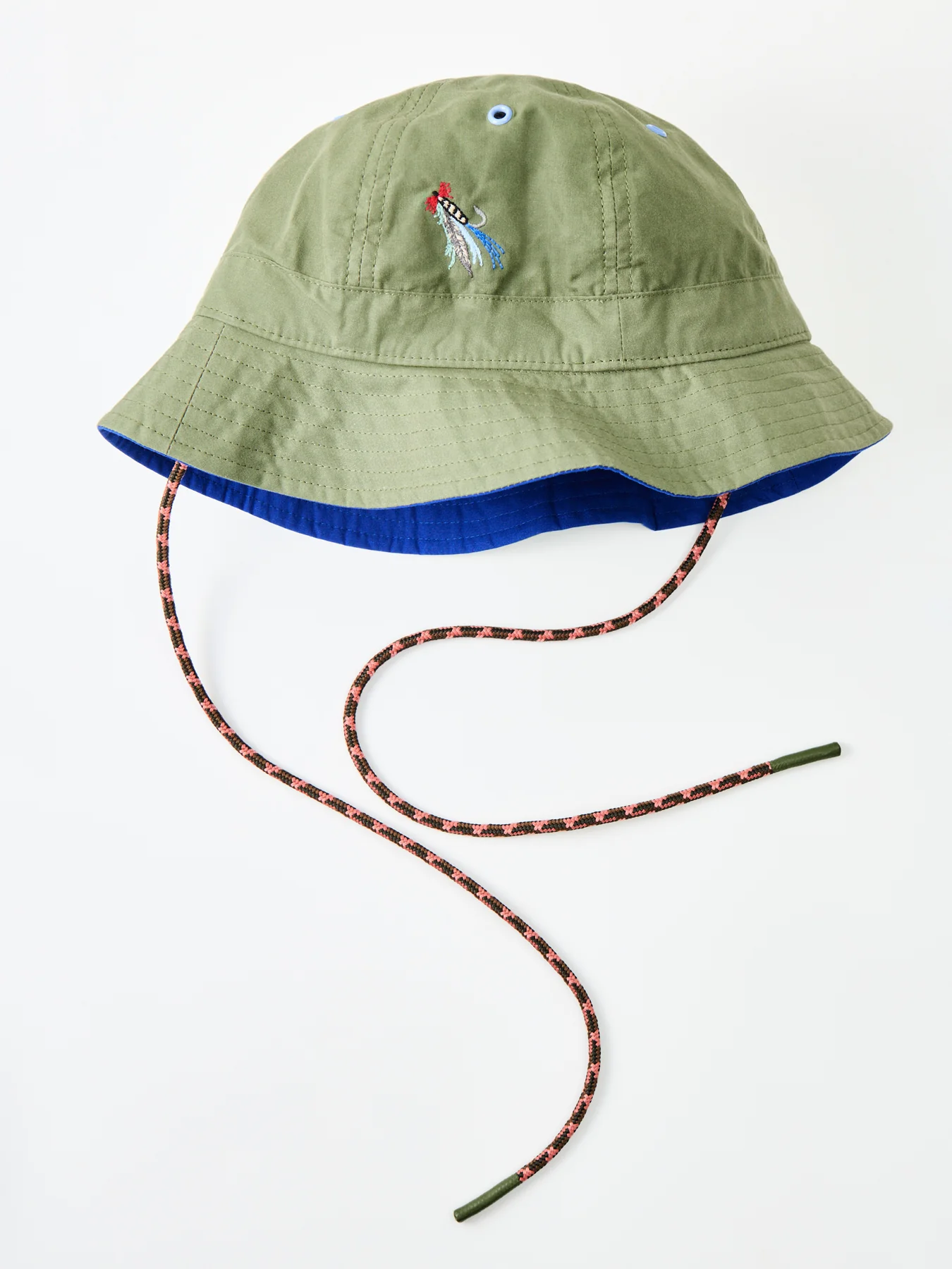 Paul Smith Loves Barbour 6 Panel Bucket Hat - Image 3