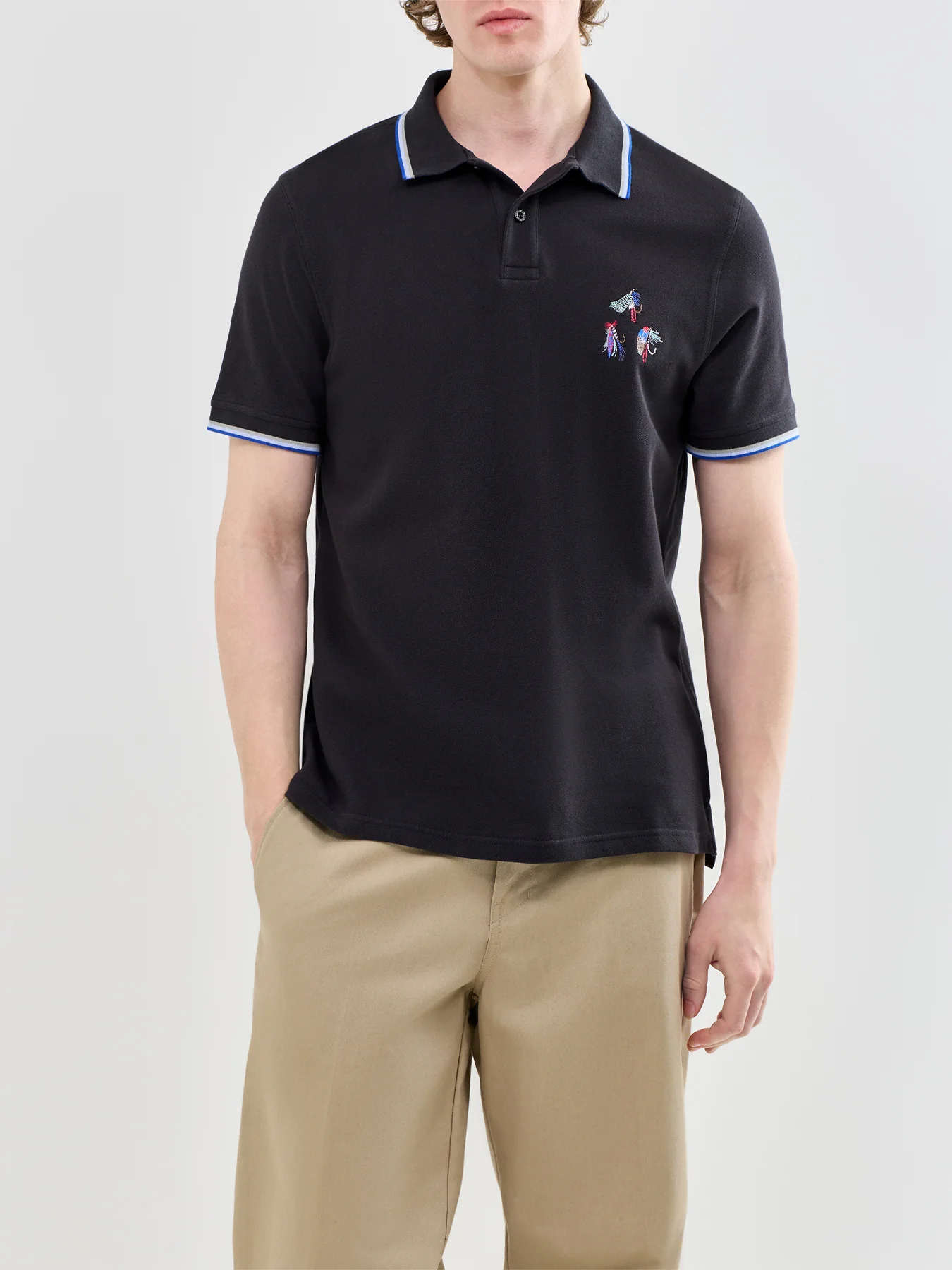 Lure Polo Shirt Navy - Image 4
