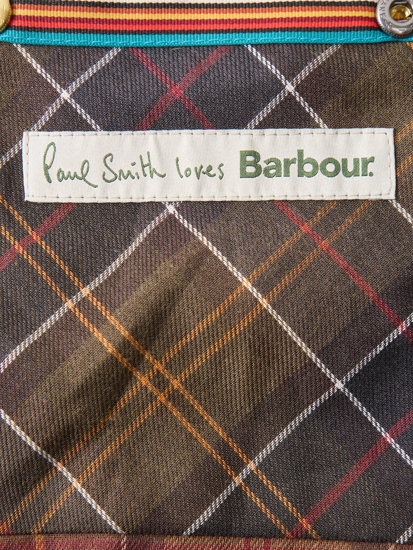 Paul Smith Loves Barbour Wax Hood Night Sky - Image 4