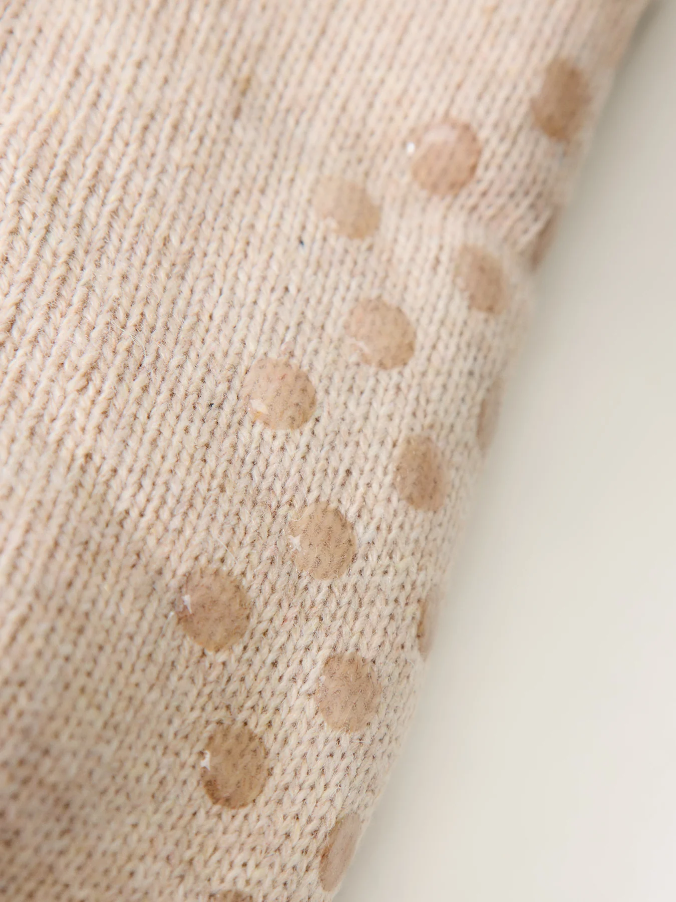 Cable Knit Lounge Socks Oatmeal - Image 2