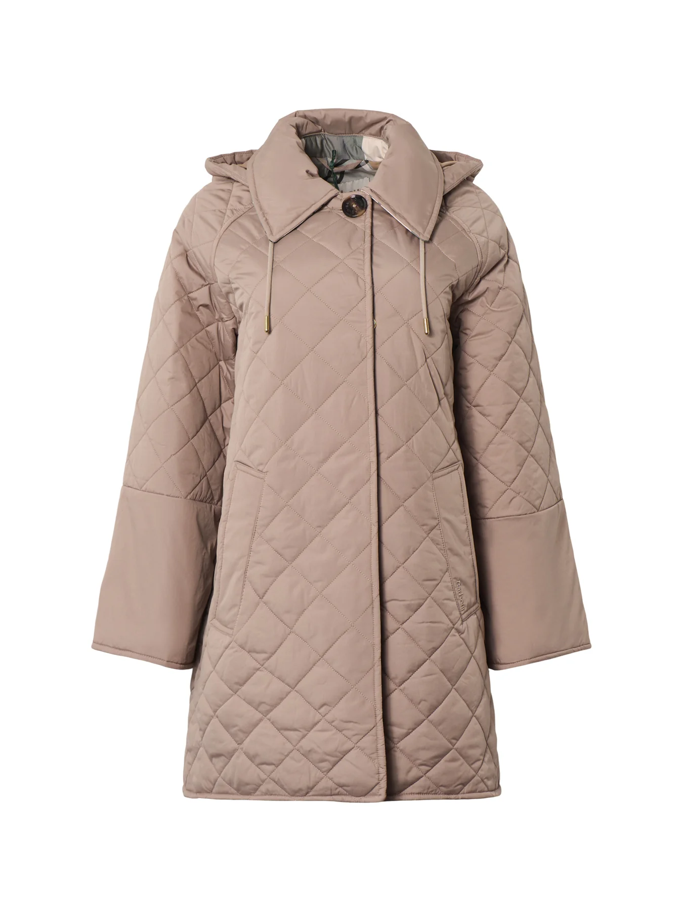 Cara Quilted Jacket Beige