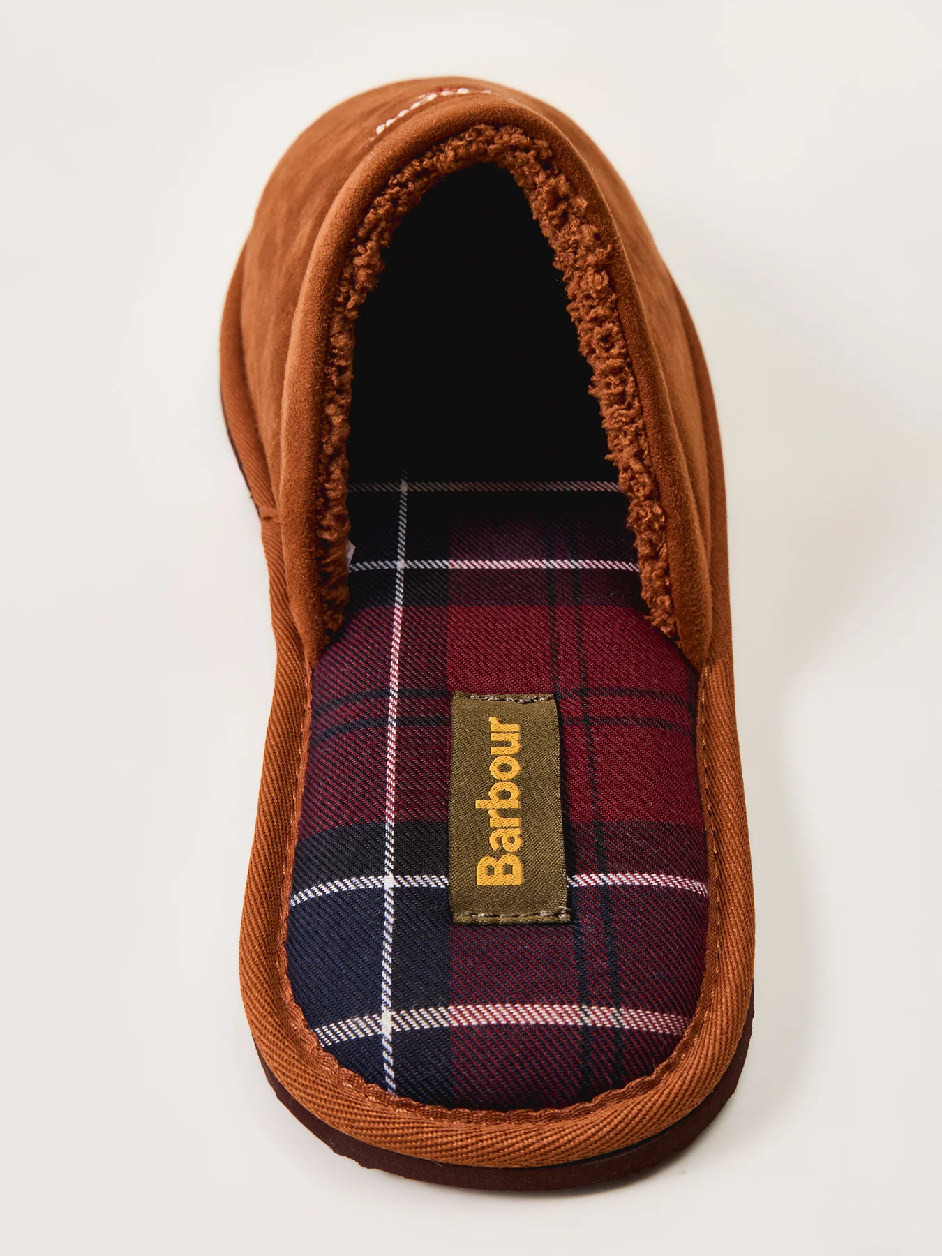 Everitt Mule Slippers Beige Plaid - Image 4