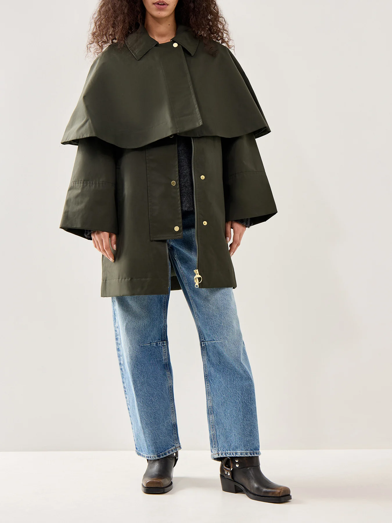 Fia Showerproof Jacket Green - Image 2