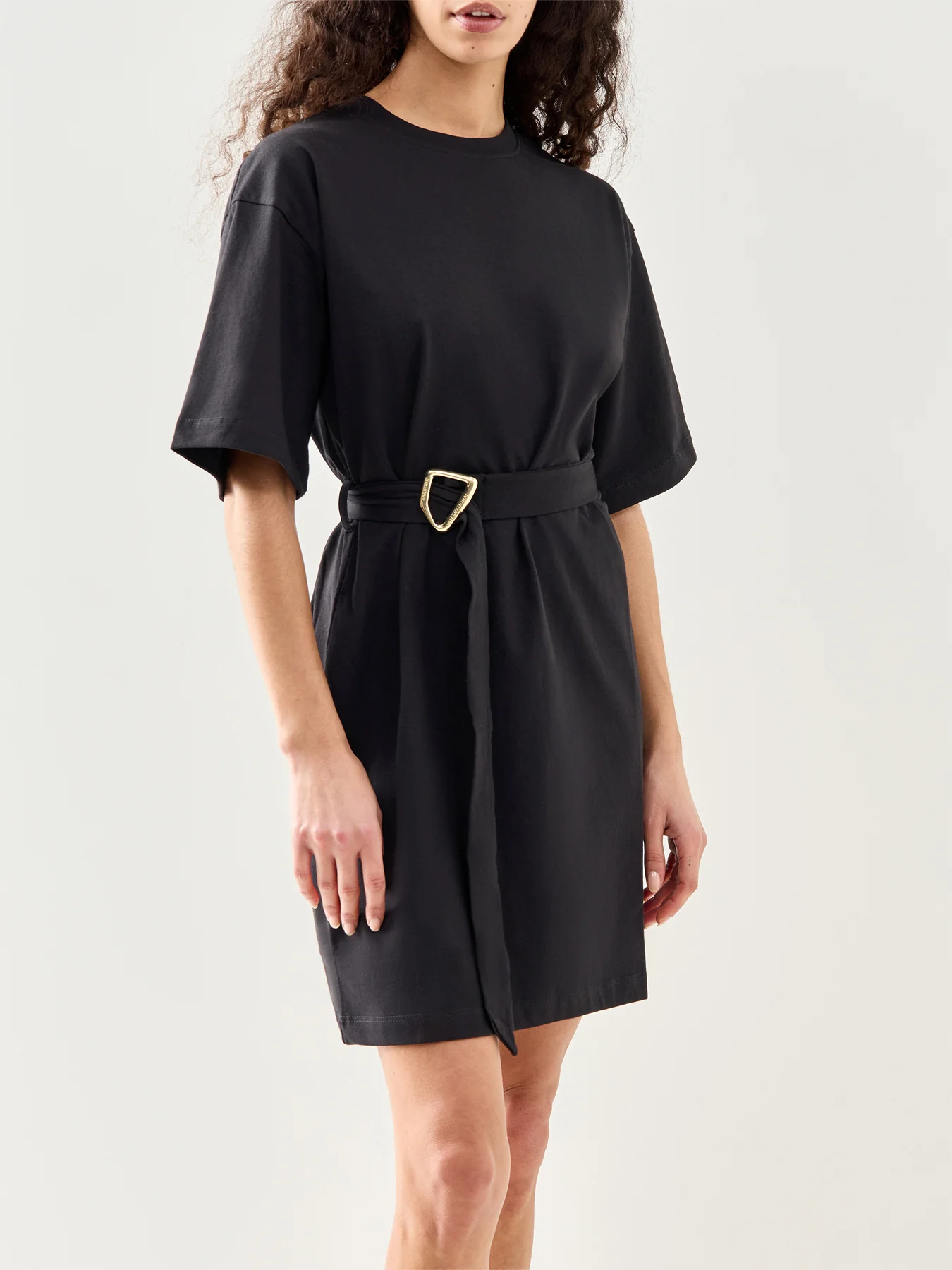 Uma Mini Dress Black - Image 4