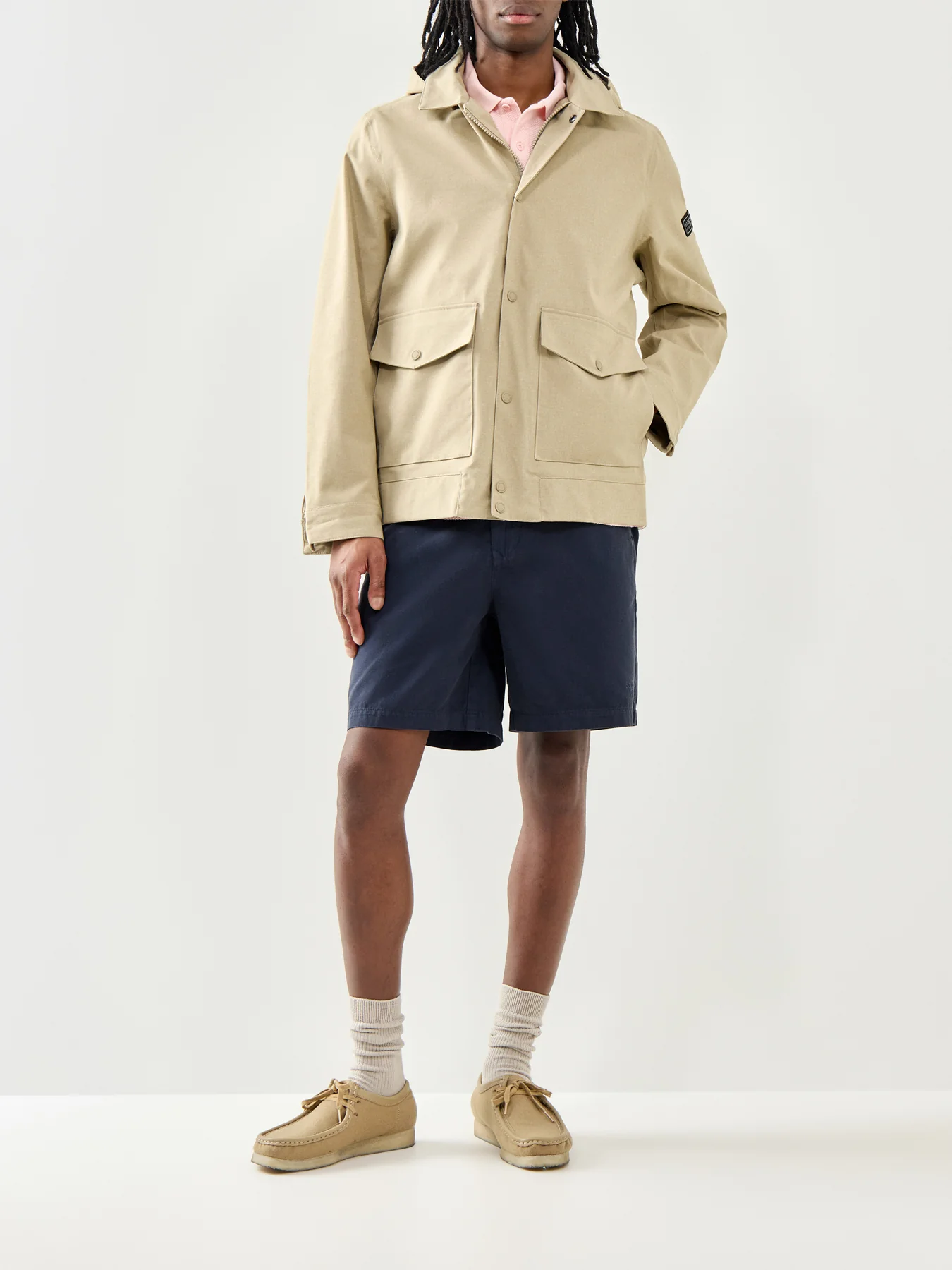 Barbour International Elmford Waterproof Jacket Coriander - Image 2