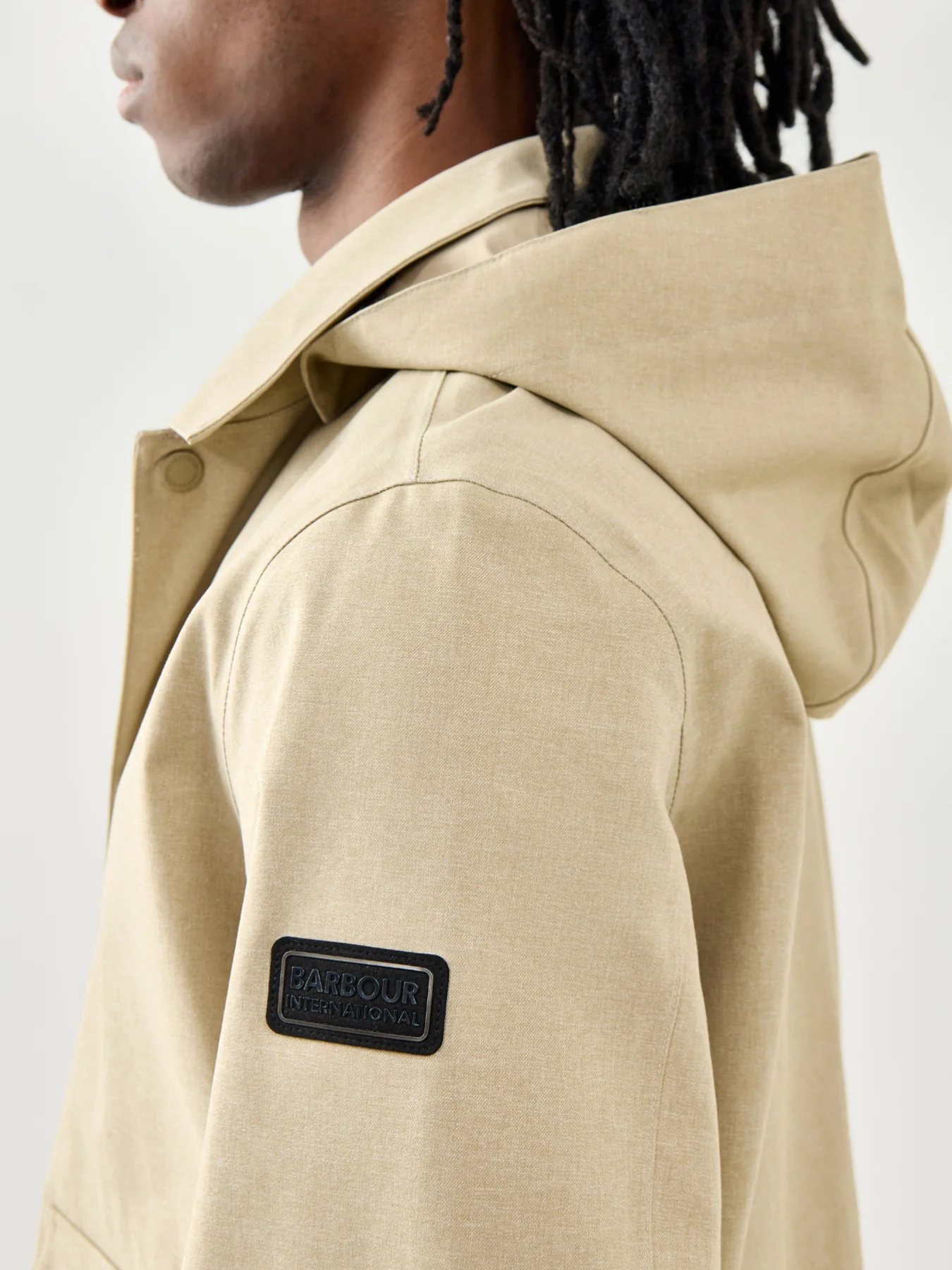 Barbour International Elmford Waterproof Jacket Coriander - Image 3
