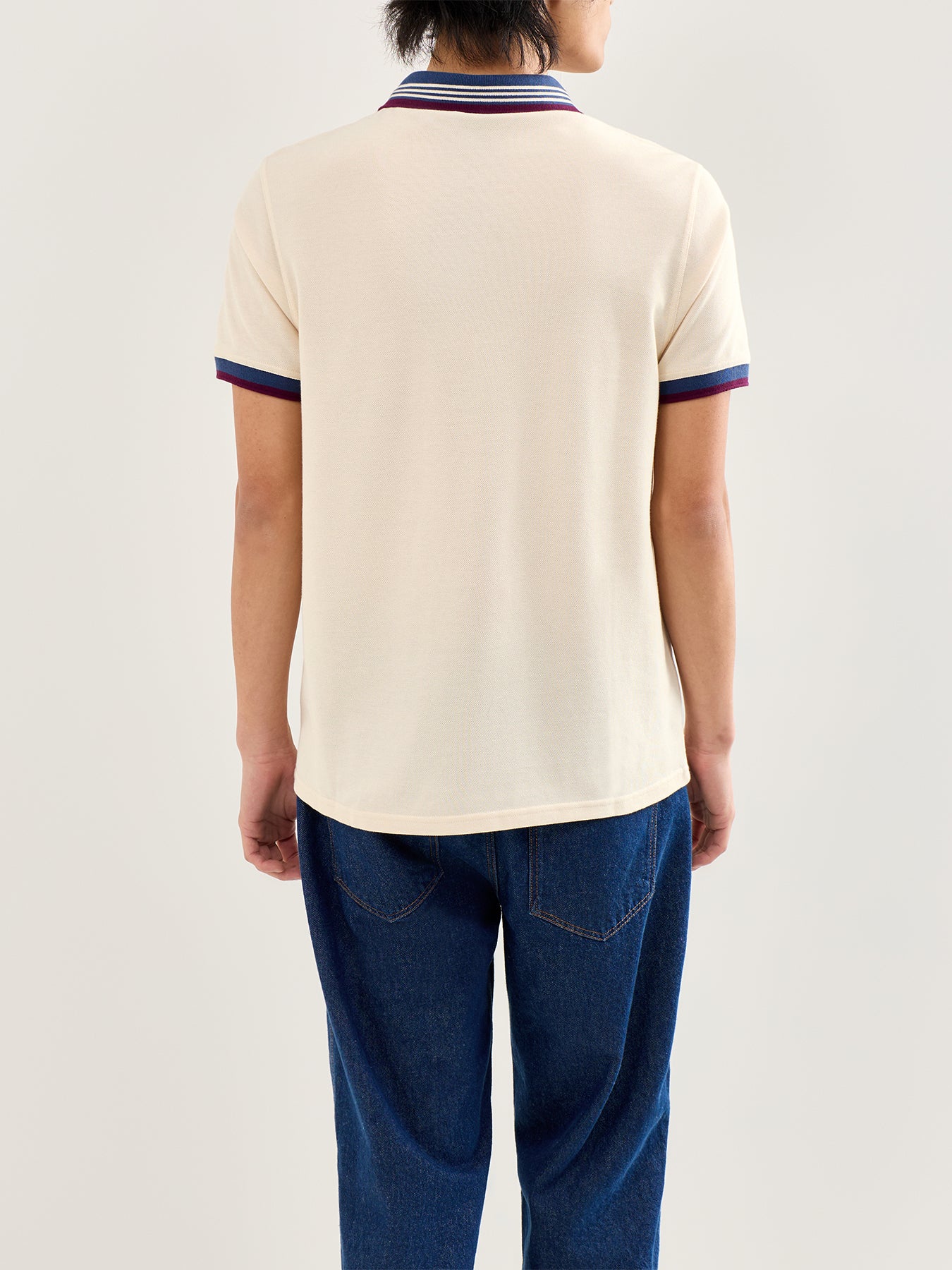 Francis Polo Shirt Cream - Image 5