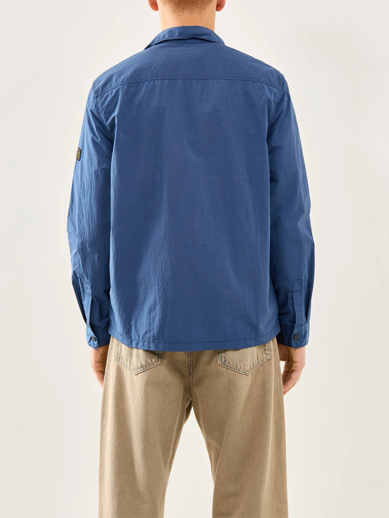 Inline Cotton Overshirt Blue - Image 5