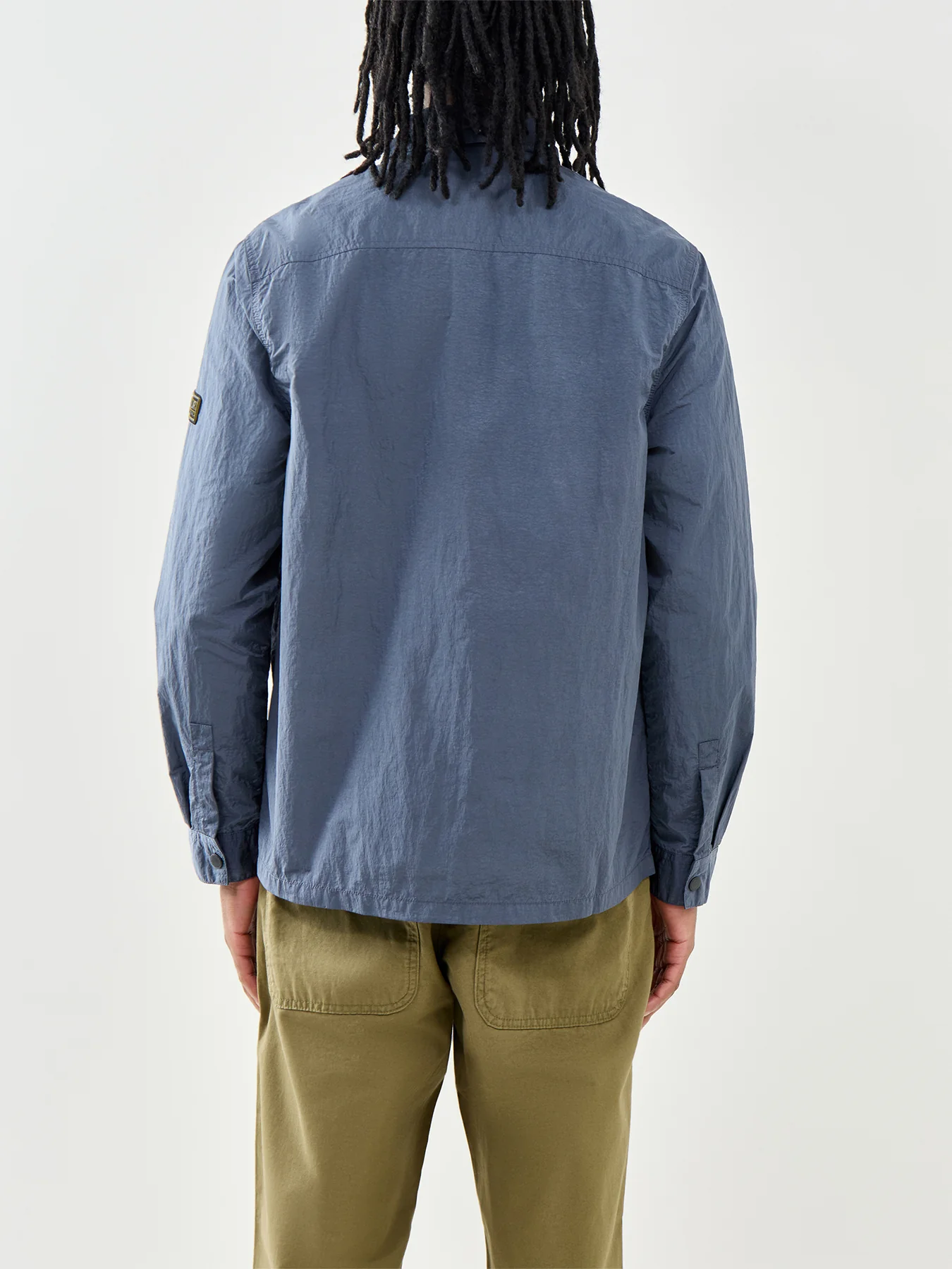 Barbour International Inline Overshirt Storm Grey - Image 5
