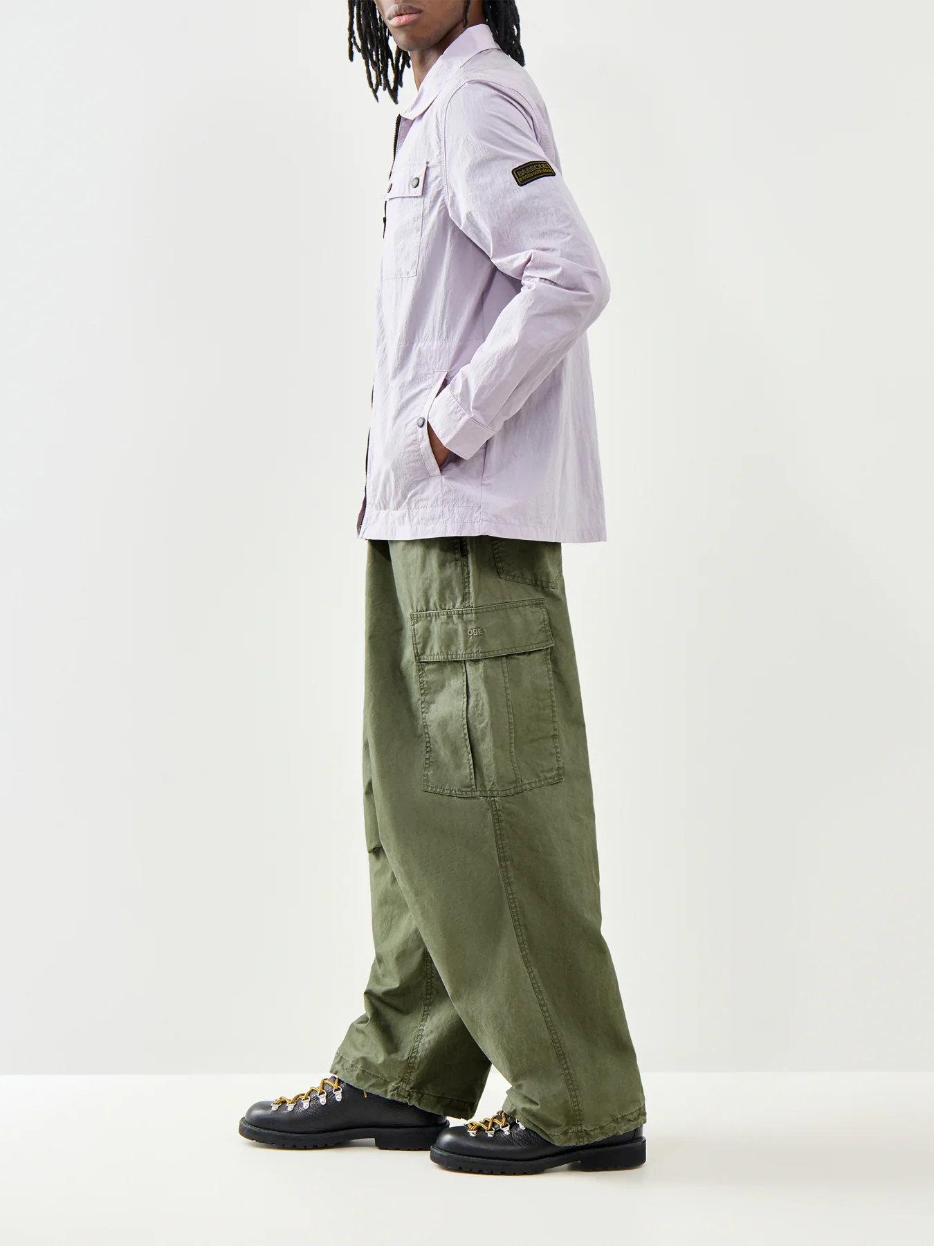Barbour International Inline Overshirt Thistle - Image 2