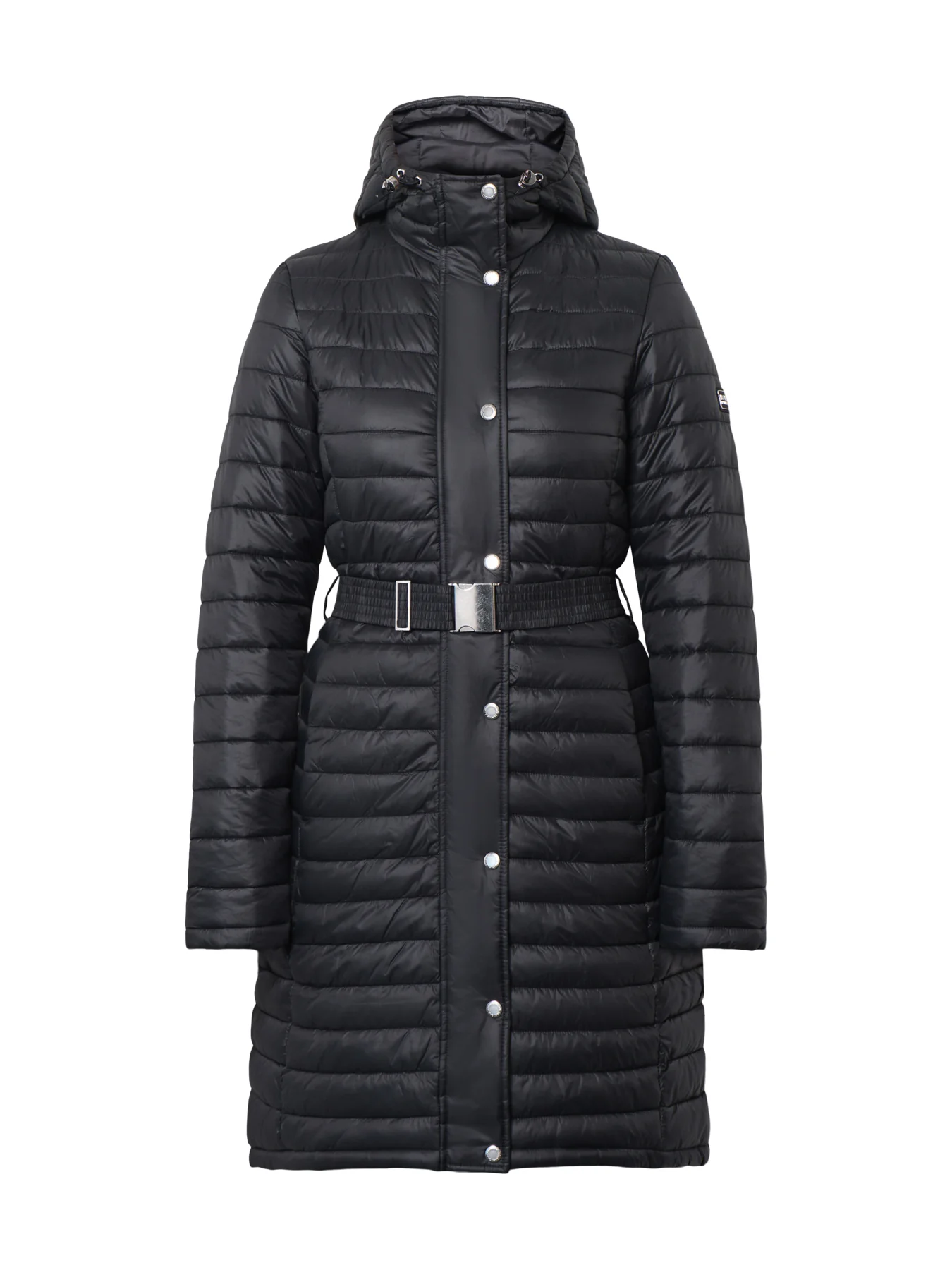 Longline Jada Puffer Jacket Black