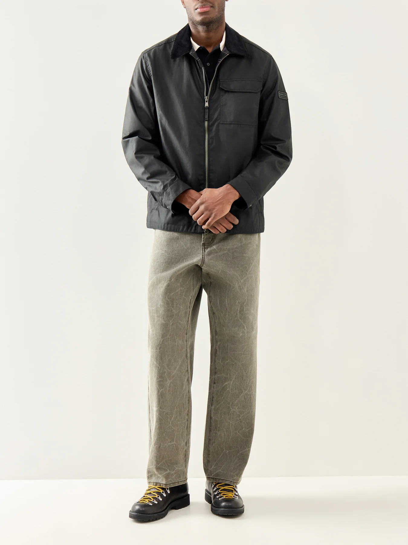Maze Wax Jacket Black - Image 2