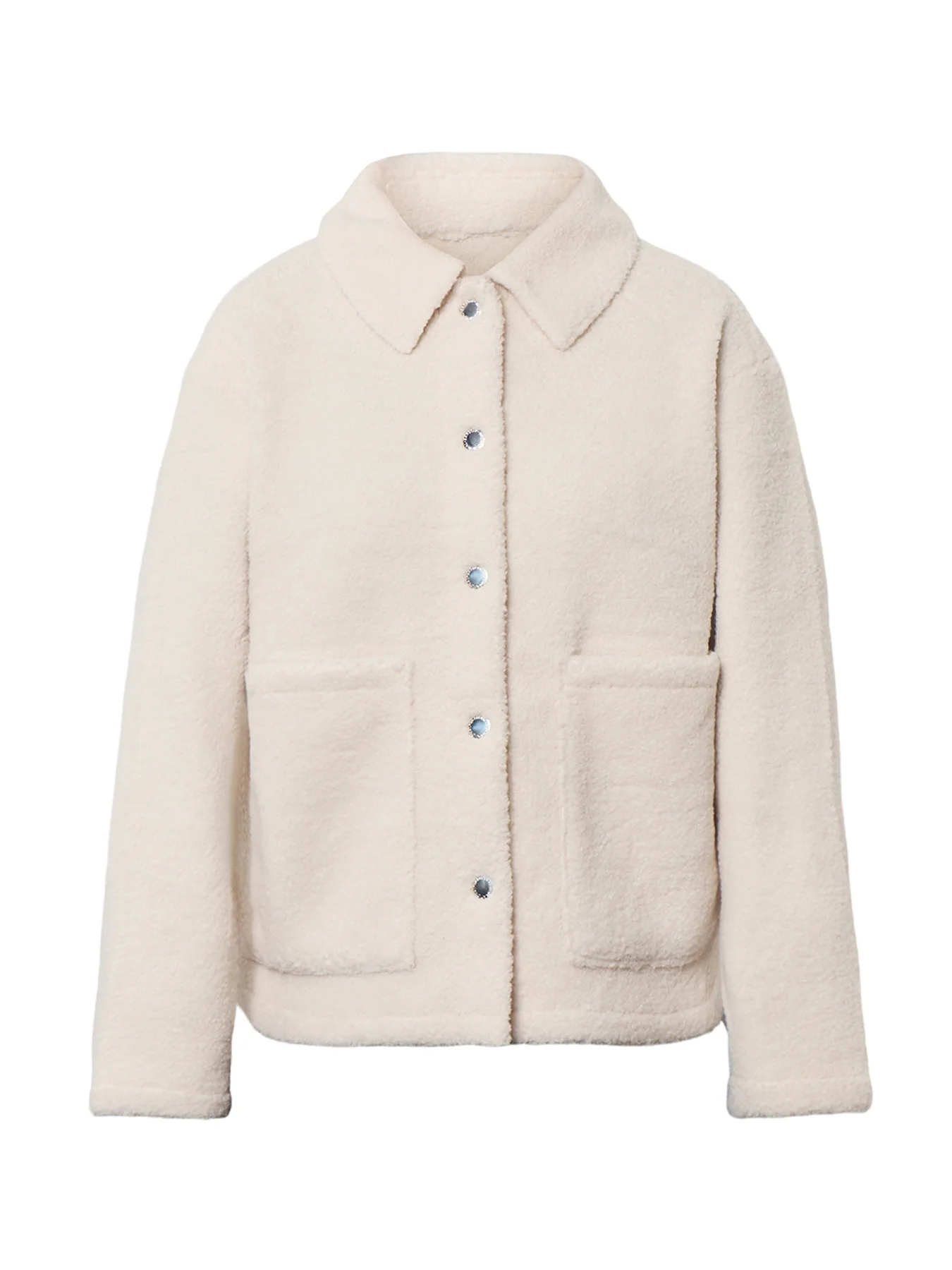 Rae Fleece Overshirt Cream