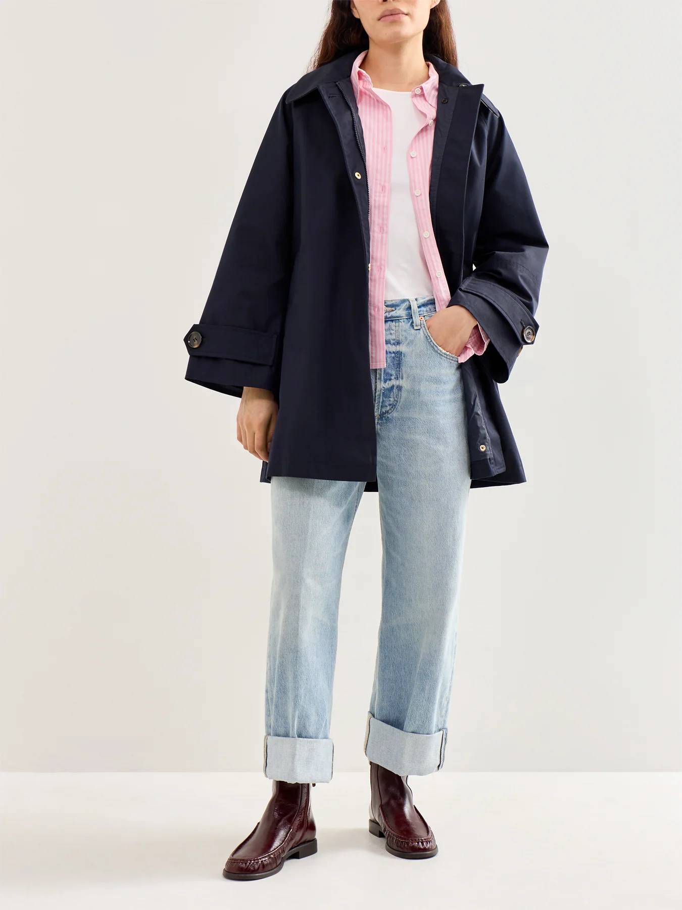 Kennedy Showerproof Jacket Navy - Image 2