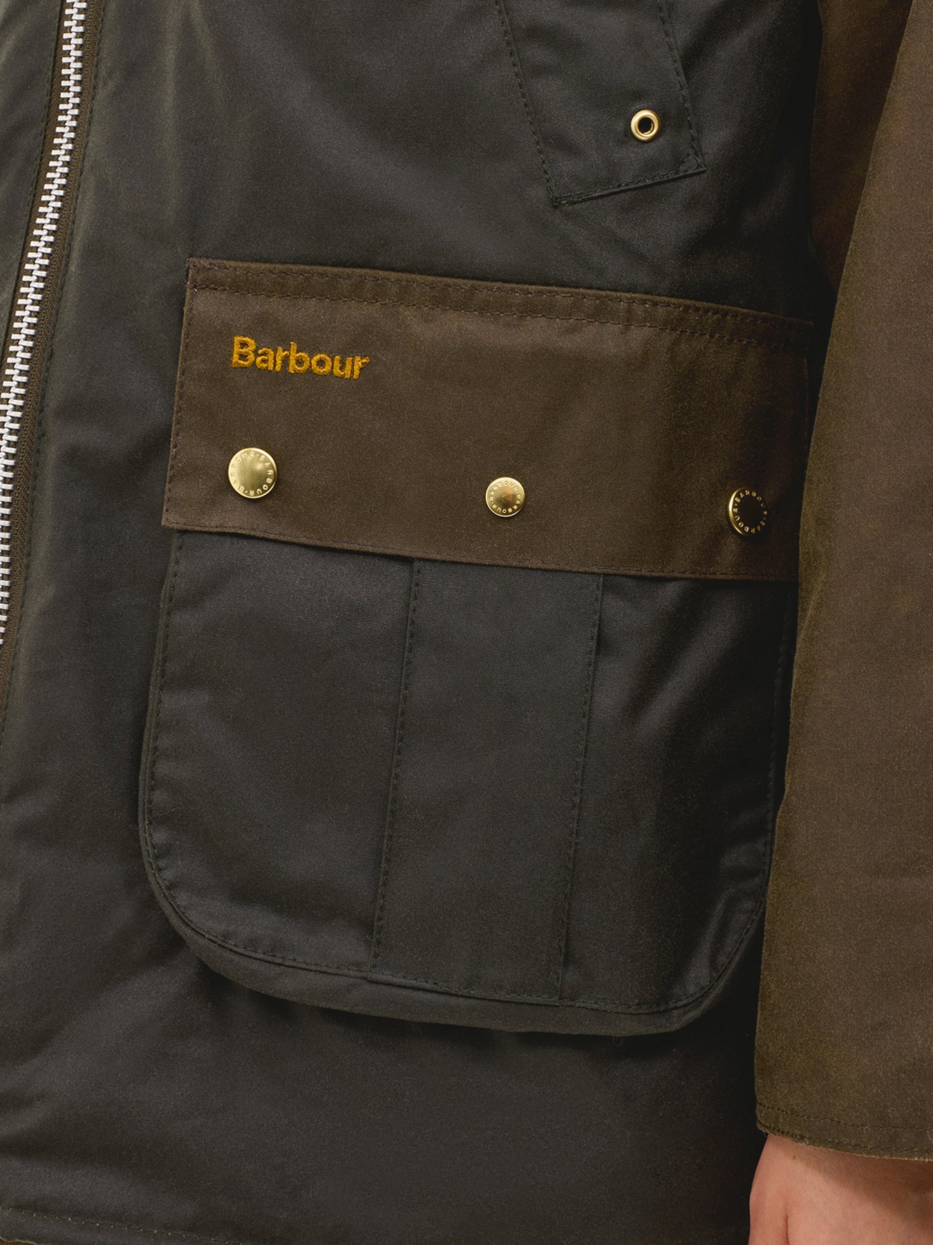 Kettlewell Wax Jacket Olive - Image 3