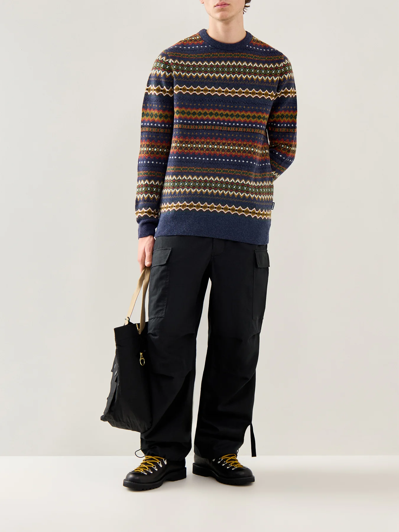 Case Fair Isle Crew Neck Sweater - Image 2