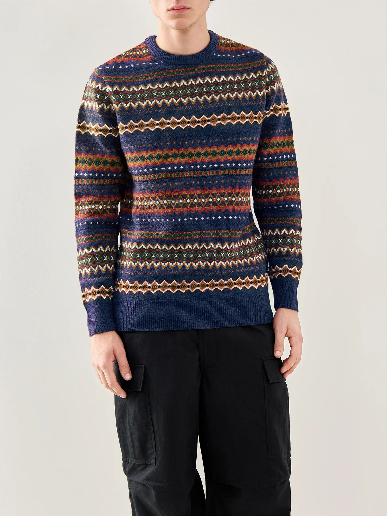 Case Fair Isle Crew Neck Sweater - Image 4