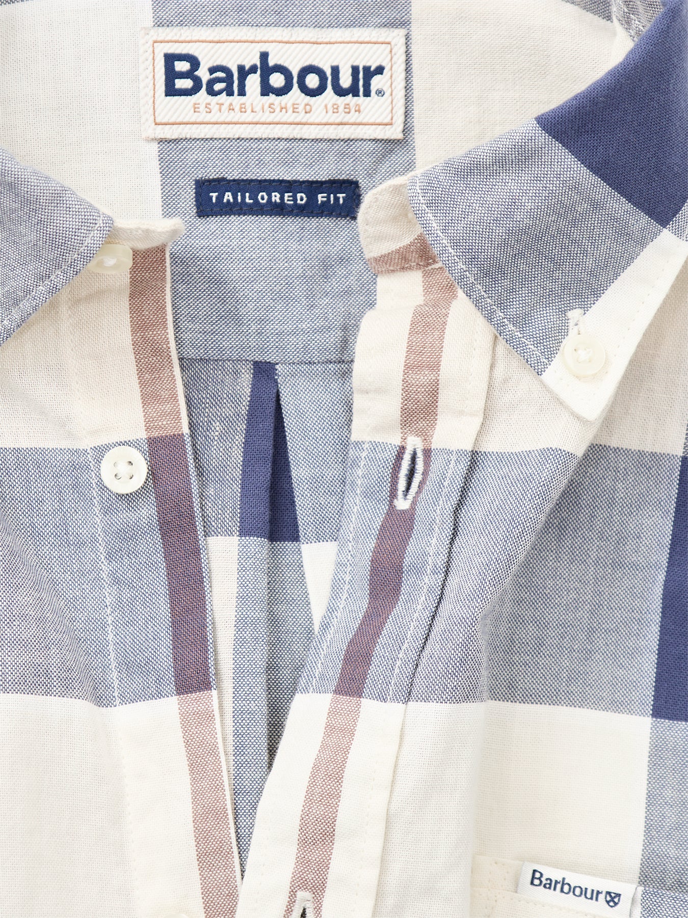 Douglas Short Sleeve Tailored Shirt Tartan - Image 3