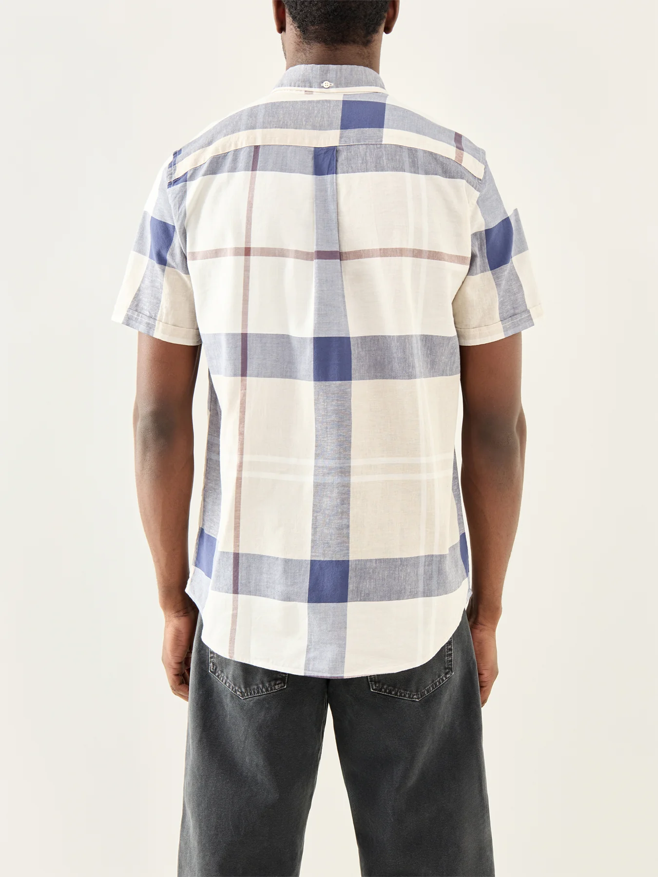 Douglas Short Sleeve Tailored Shirt Tartan - Image 5