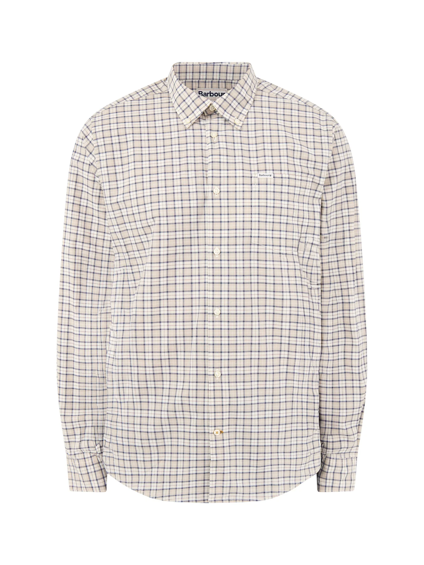 Lomond Tailored Tartan Shirt Beige