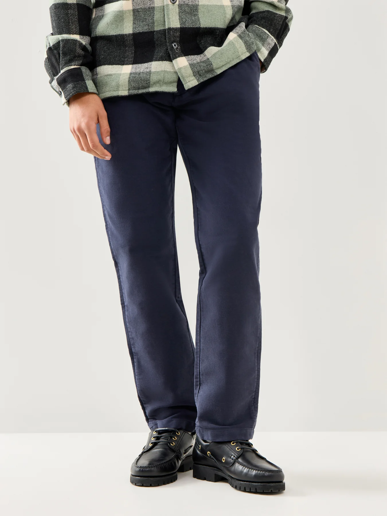 Moleskin Tailored Trouser Navy - Image 4