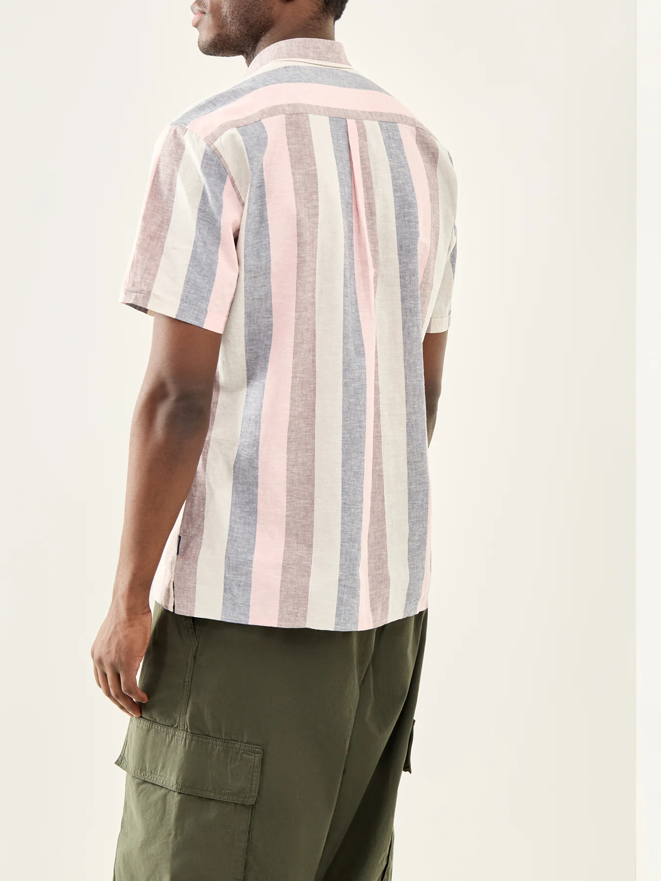 Portwell Short Sleeve Summer Fit Shirt Pink - Image 5