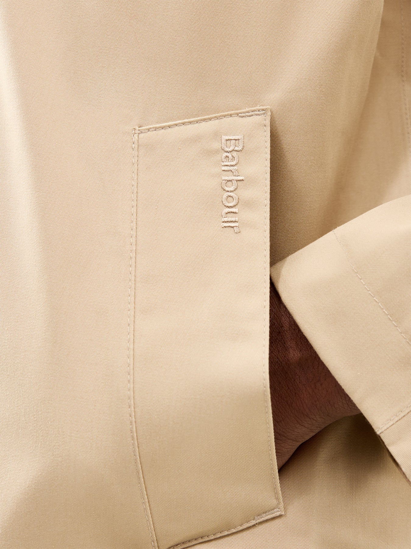 Short Rokig Waterproof Jacket Beige - Image 3