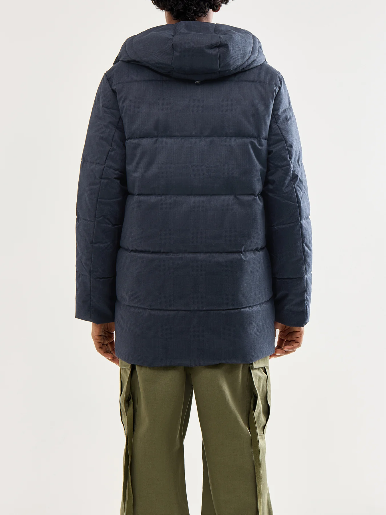 Mens Winter Beaufort Puffer Jacket Navy - Image 5