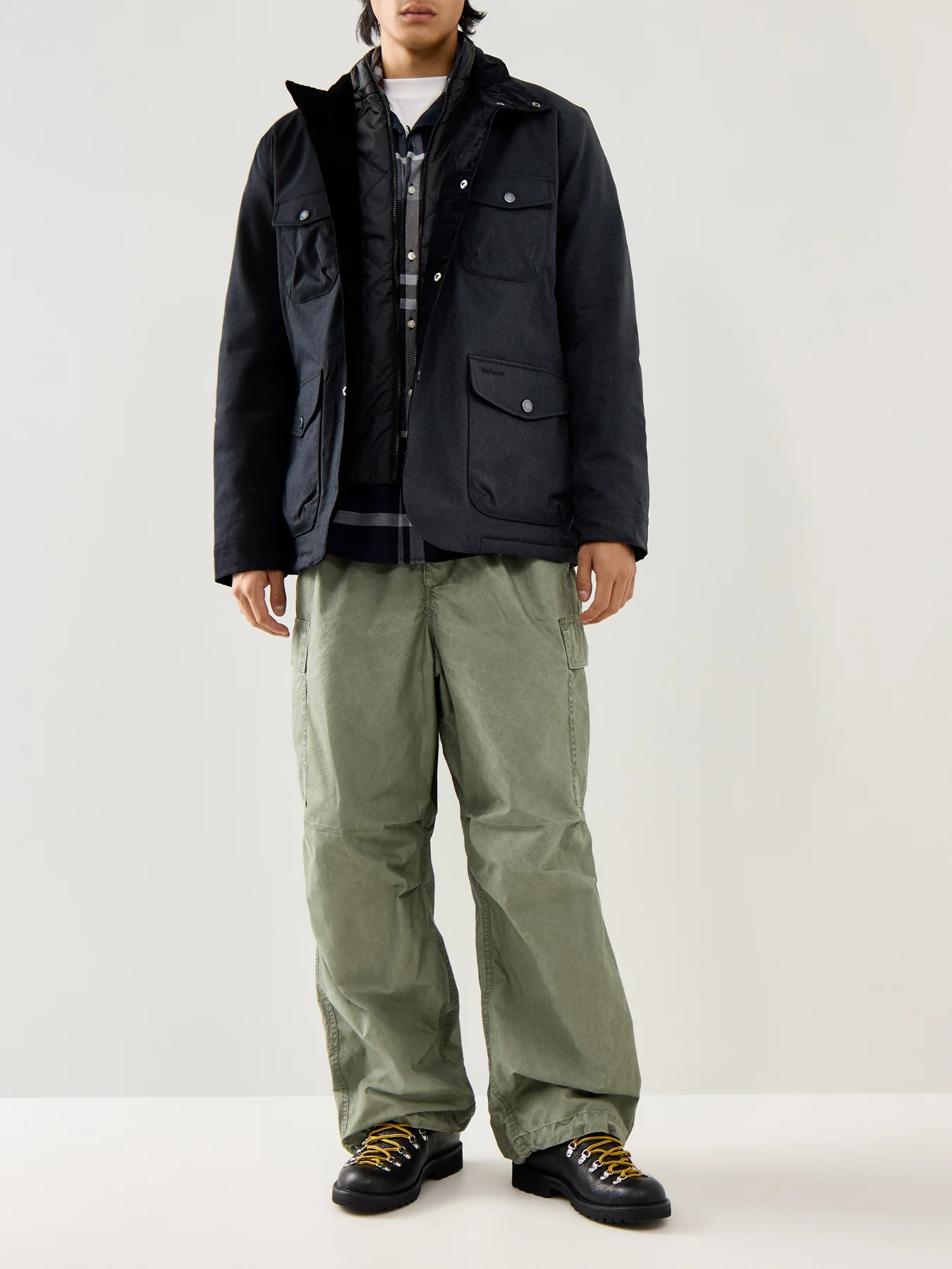 Mens Winter Ogston Waterproof Jacket Black - Image 2